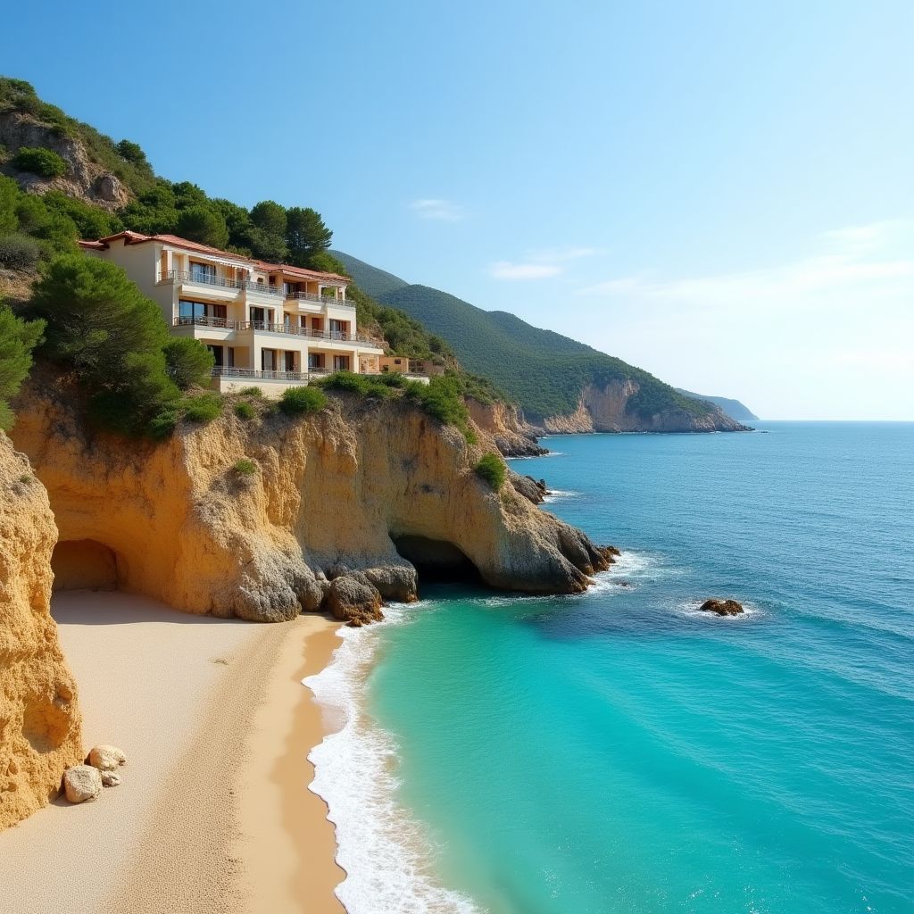 Hôtel en bord de mer en Corse